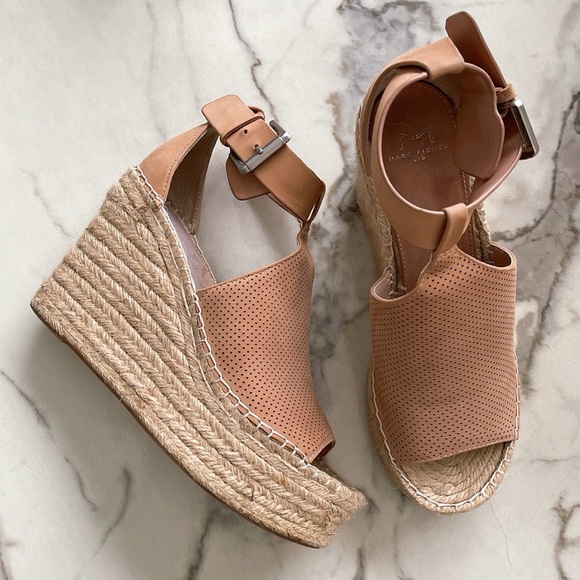 Marc Fisher Perforated Espradille Wedge - Picture 4 of 7